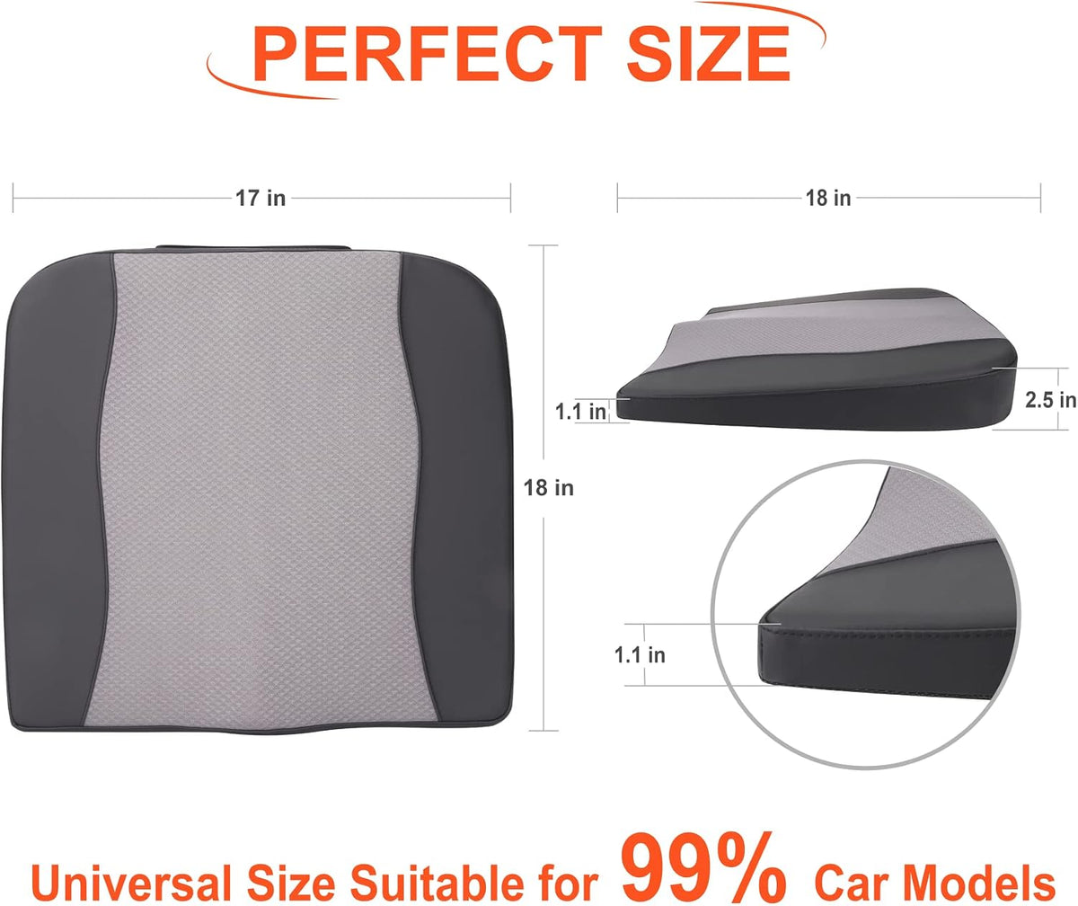Lofty Aim Car Seat Cushion, Memory Foam Car Seat Cushions for Long Driving
