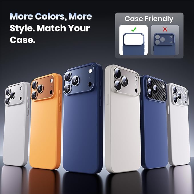 Hoerrye for iPhone 17 Pro Camera Lens Protector