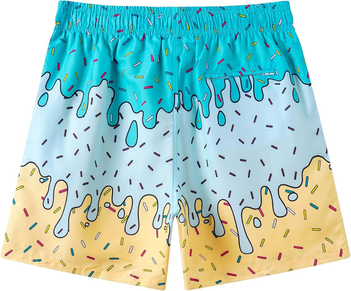 Westwolf Men’s Swim Trunks - 5.5 Inch Board Shorts with Compression Liner | Stylish Swimwear