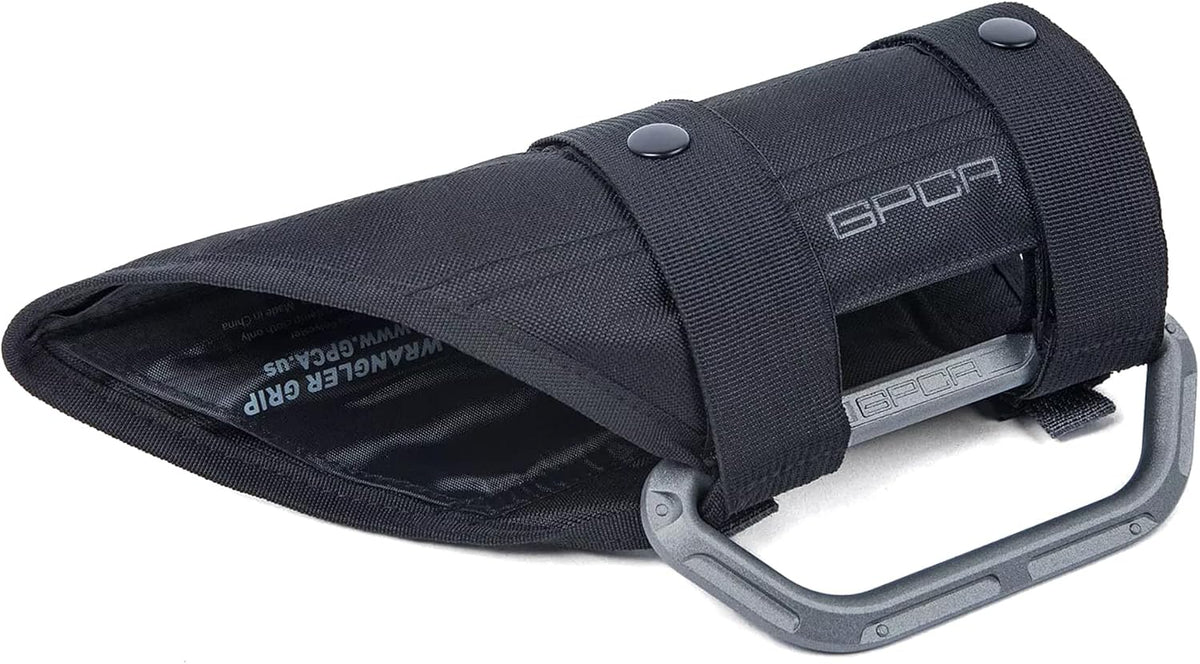 GPCA - GP Grip LITE Grab Handle, Aluminum Metal Patented Roll Bar Grab Handles Made for Jeep Wrangler 4xe, JL, JT, JK, Sport, Sahara and Rubicon 4DR/2DR 2007-2023, Single, Metallic