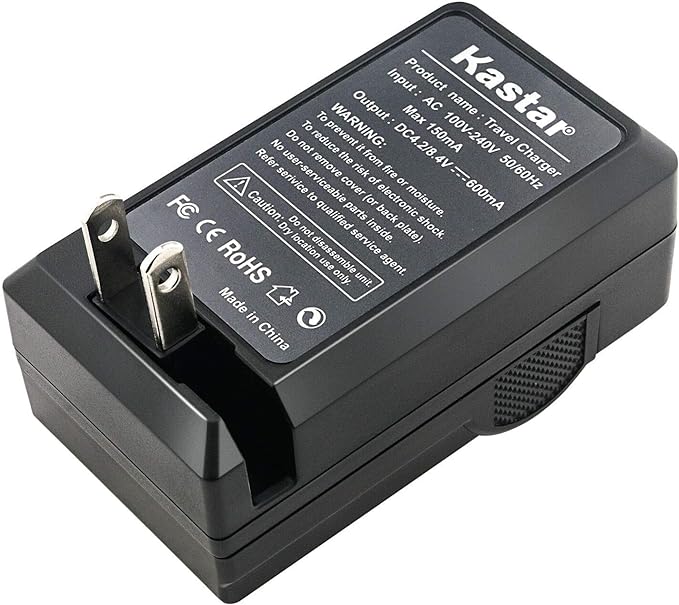 Kastar 1-Pack K7001 Battery and AC Wall Charger Replacement