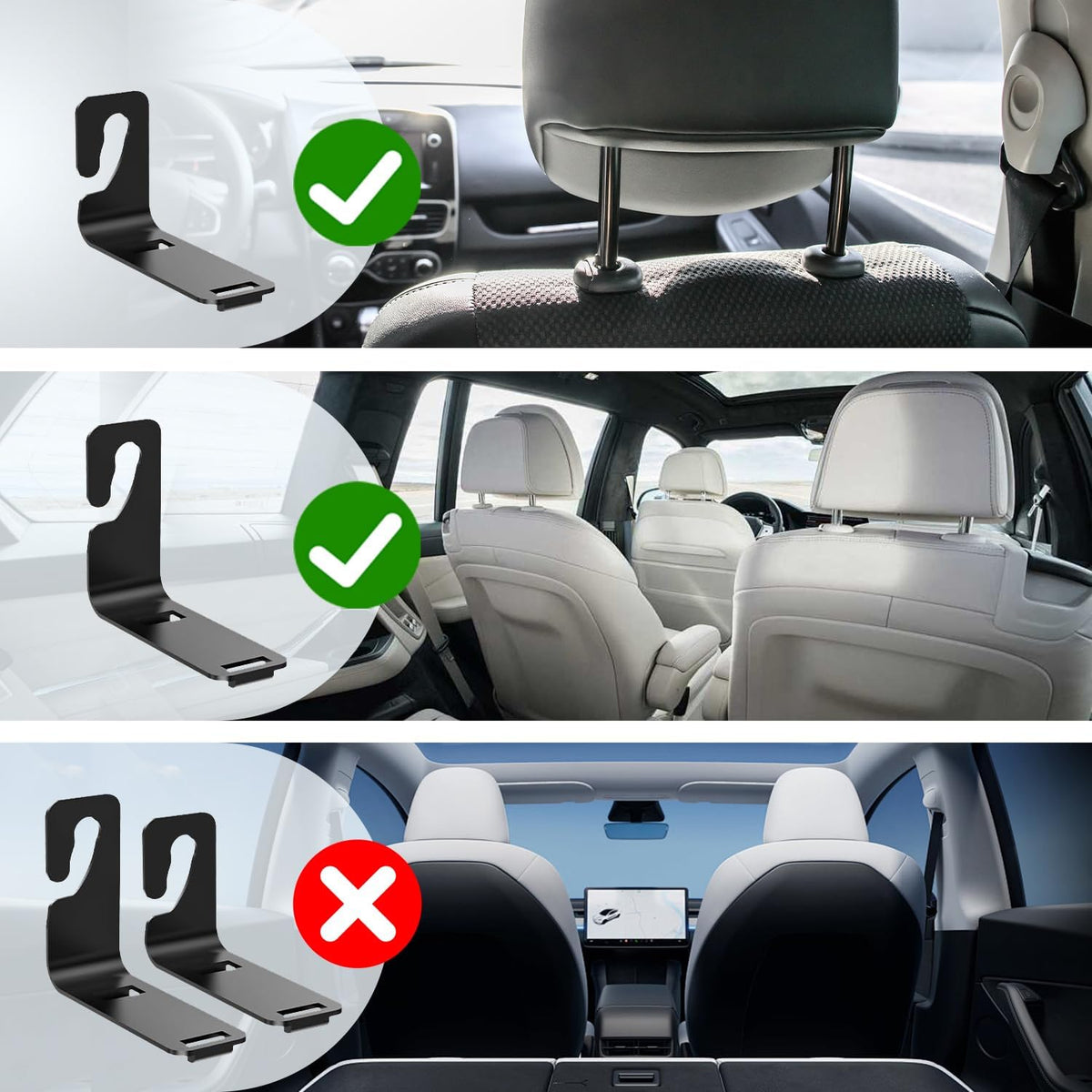 4-in-1 Car Backseat Organizer, 2026 New Car Seat Back Storage Box, Multifunctional Car Back Seat Storage Organizer with Cup Holders, Tissue Box Slot, Hooks to Keep Your Ride Clean & Organized (Red)