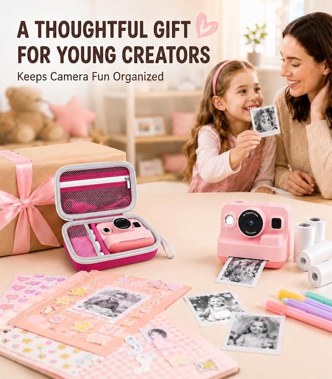 Kids Instant Print Camera Case Compatible