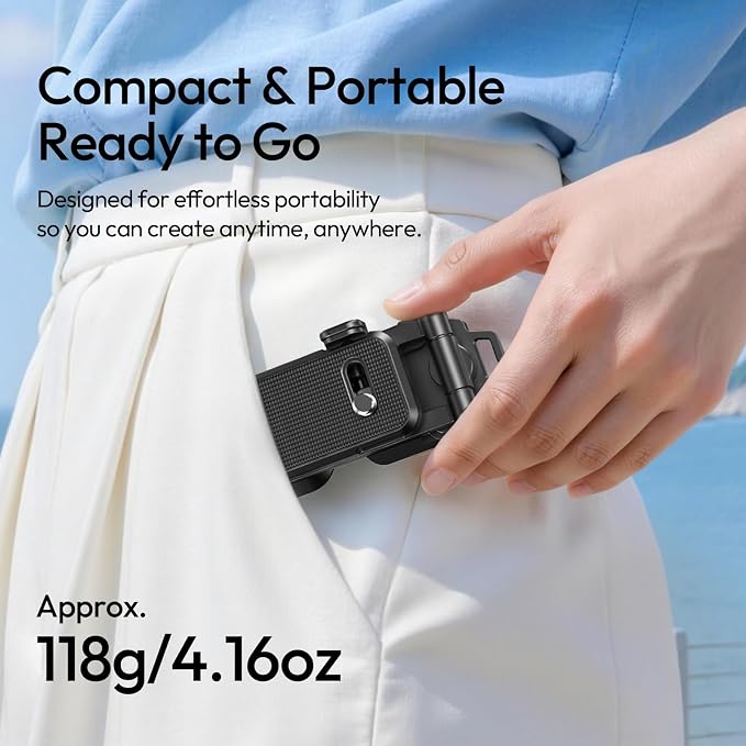 ULANZI C081 Mini Camera Tripod Stand, 4-in-1 Handheld Grip, Foldable Desktop