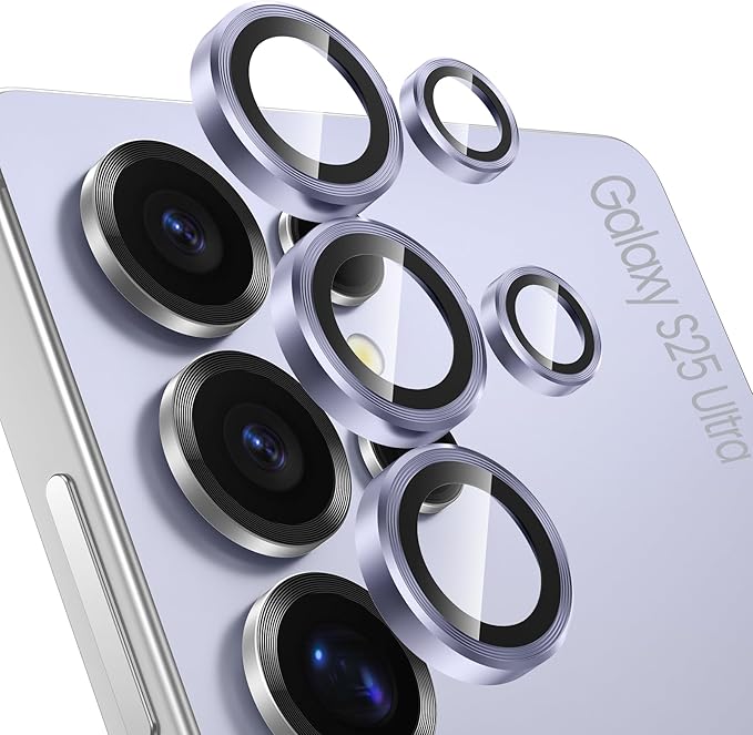 Tensea (3+2PCS Compatible with Samsung Galaxy S25 Ultra Camera Lens Protector