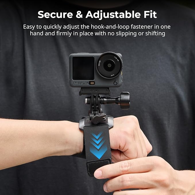 SMALLRIG Wrist Strap Mount for GoPro Hero 13/12/11/10/9 Black, for DJI Osmo