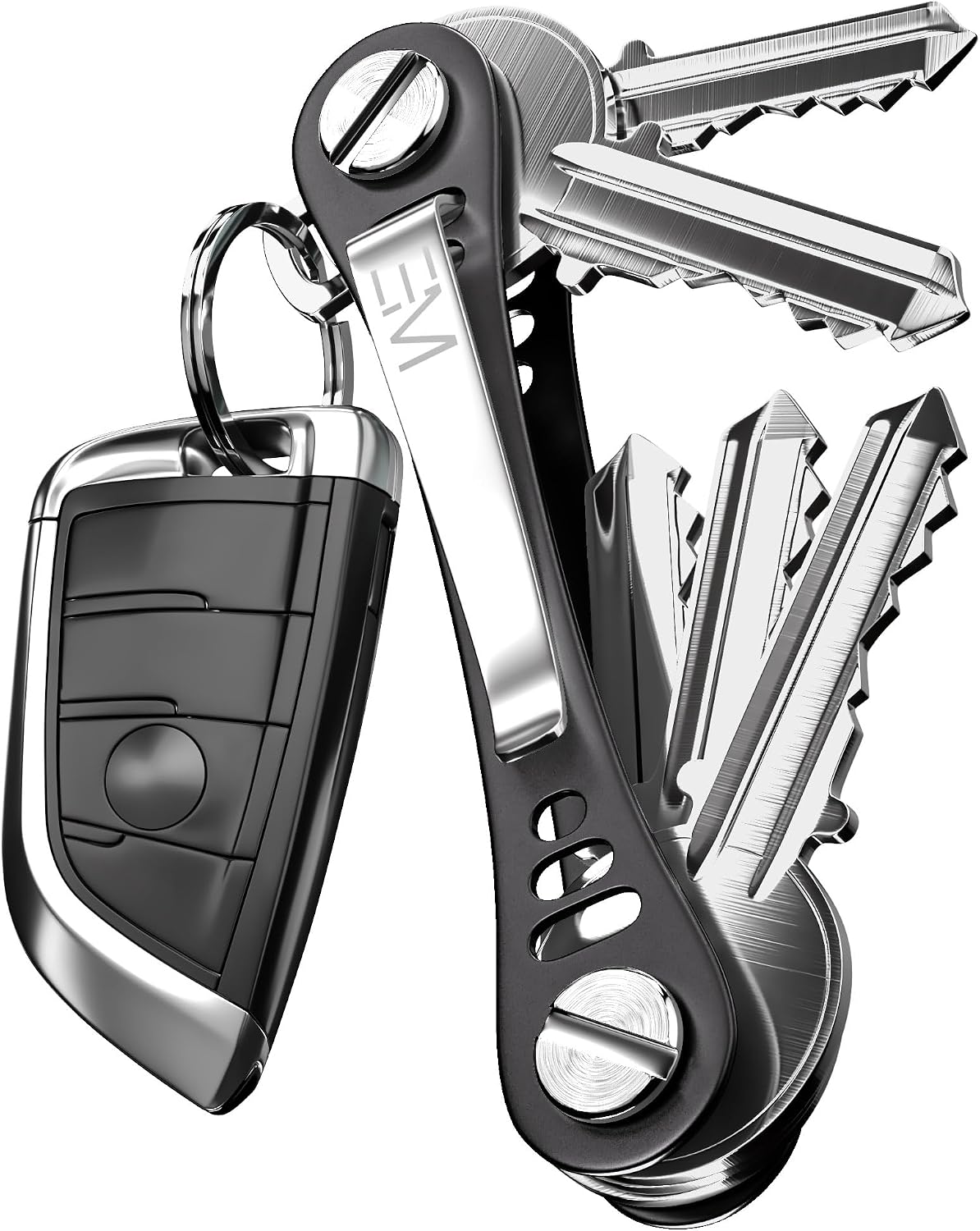 EM Compact Key Holder, Pocket Key Organizer, 14 Keys Key Bar