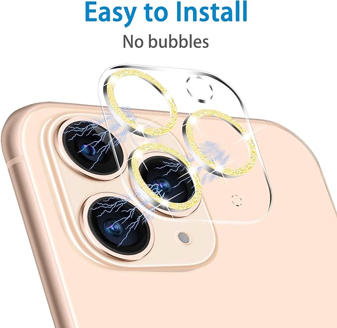 3 Pack Dengduoduo Tempered Glass Camera Lens Protector
