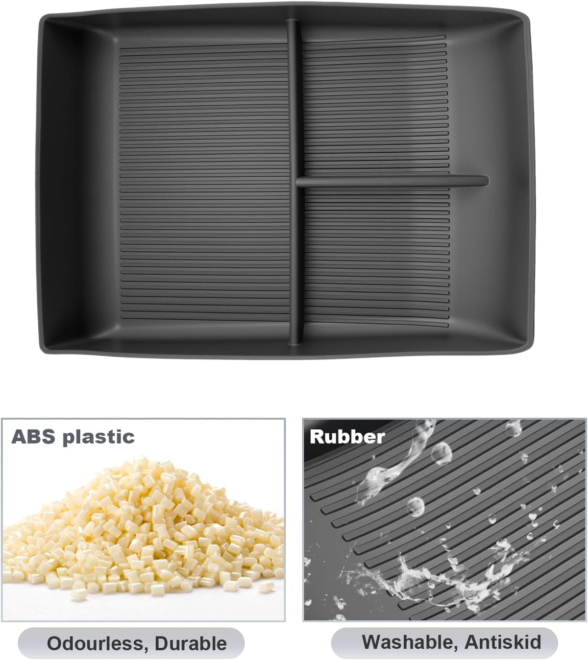 SKTU 2024 2025 2026 2027 Chevy Traverse Center Console Organizer Silicone