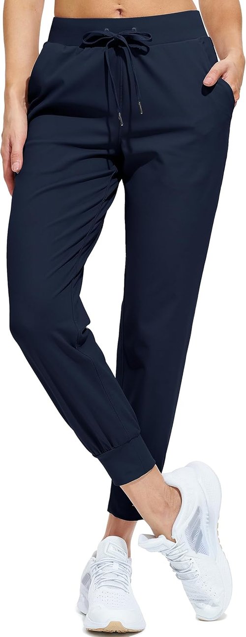 Libin Women's Athletic Joggers - Tapered Sweatpants with Pockets | Petite, Regular & Tall Sizes