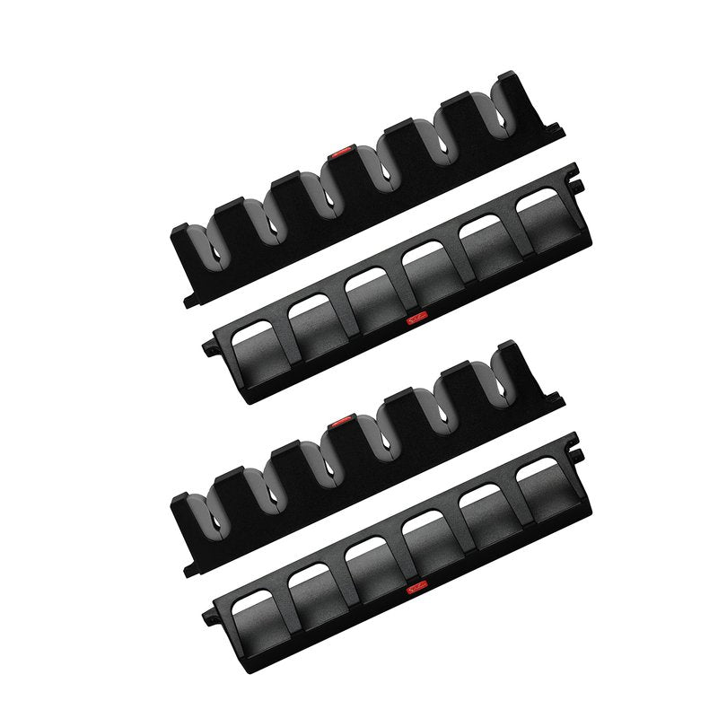 Simple Deluxe Vertical Fishing Rod Holders Wall-Mounted – Simple Deluxe Fishing Rod Rack, Fishing Pole Holder & Rack, Store 12 Rods or Combos in 13.6", Vertical 12 Rod Racks, 2 Pairs Grey