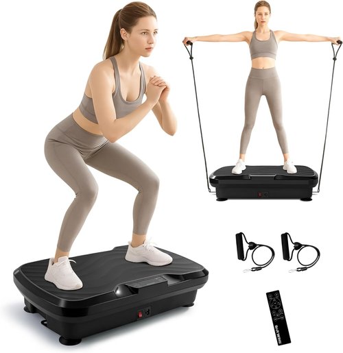 BARWING Vibration Plate - Whole Body Exercise Machine for Weight Loss & Lymphatic Drainage | 300 LBS Capacity
