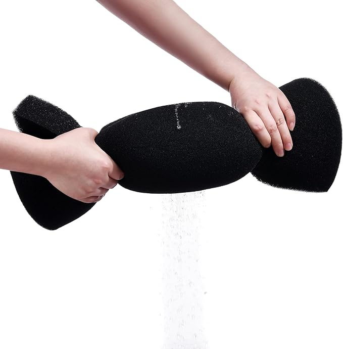 Aquarium Filter Bio Sponge Pad, Foam Sponges Filter Media, Cut fit it Filter Accessories for Fish Tanks and Ponds (18"x18"x1.6" (50PPI) 1 Pack)