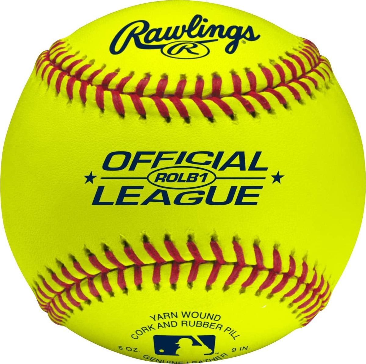 Rawlings Official League Practice Baseballs - Optic Yellow | Available in Multiple Counts