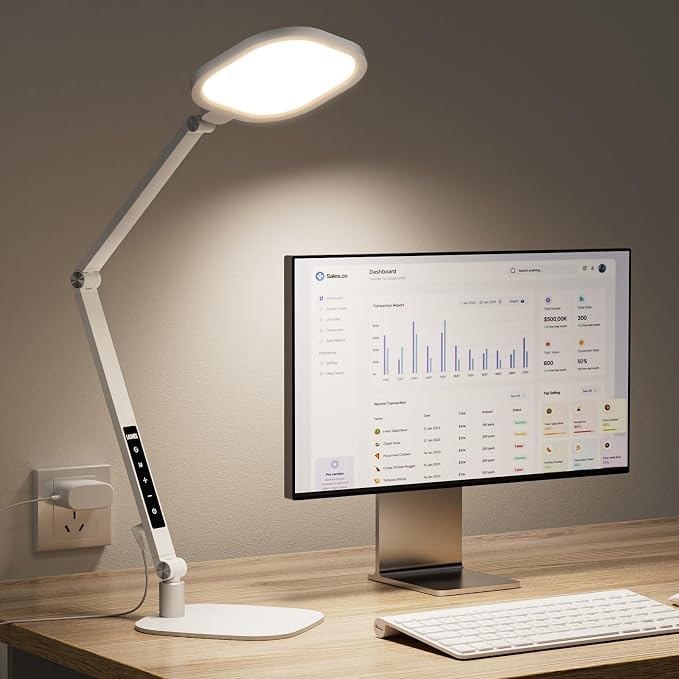 LitONES LED Desk Lamp for Home Office, 15W Desk Light