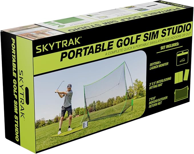 SkyTrak+ Portable Golf Sim Studio