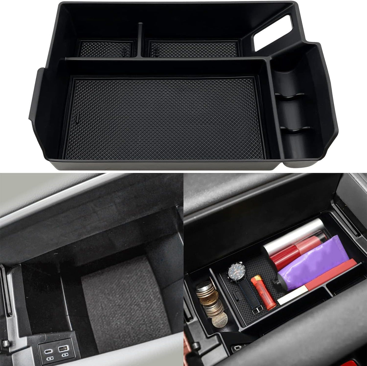 Compatible with Toyota Sienna 2021 2022 2023 2024 2025 2026 Accessories Center Console Tray Organizer