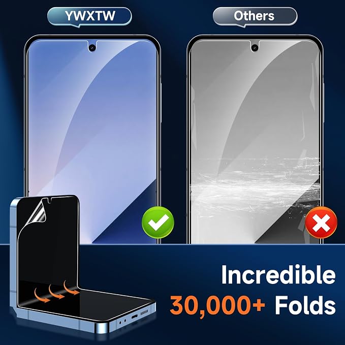 YWXTW EZ Alignment for Samsung Galaxy Z Flip 6/Z Flip 7 FE Screen Protector