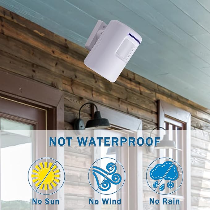 Seanme Motion Sensor Alarm, Wireless Driveway Alarm, Home Security Business