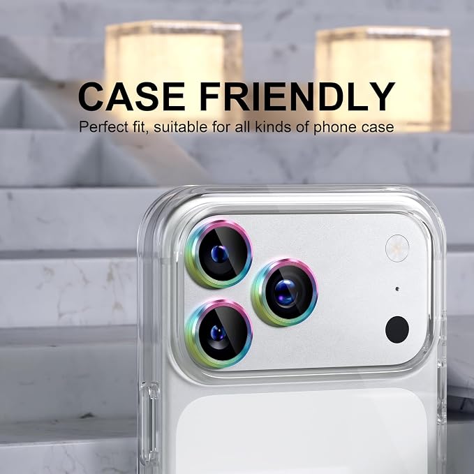 Choiche Compatible for iPhone 17 Pro/iPhone 17 Pro Max Camera Lens Protector