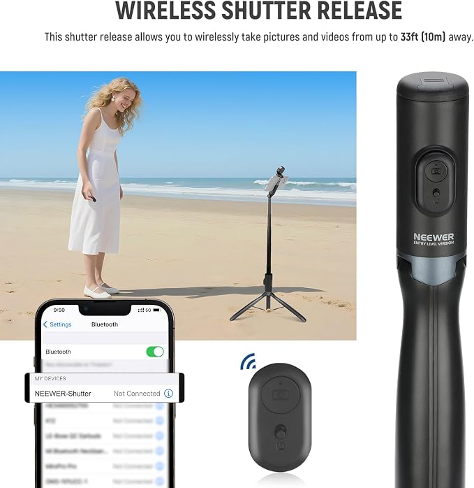 NEEWER Entry Level Version Selfie Stick Tripod