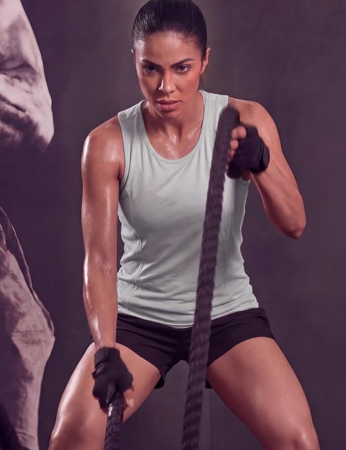 MAGCOMSEN Women's Sleeveless Workout Tank Tops - UPF 80+ Dry Fit Athletic Gym Shirts for Summer