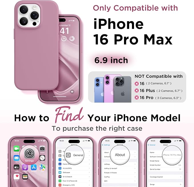GolbinBox Magnetic for iPhone 16 Pro Max Case, Compatible