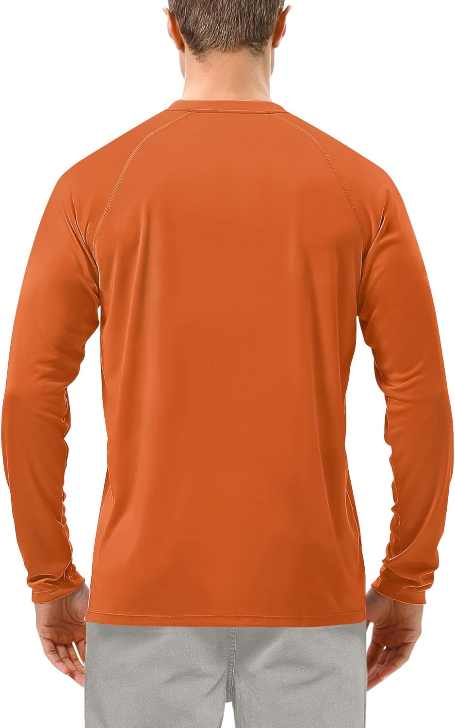 Roadbox Men's UV Sun Protection Shirt - UPF 50+ Long Sleeve Rash Guard for Outdoor Activities