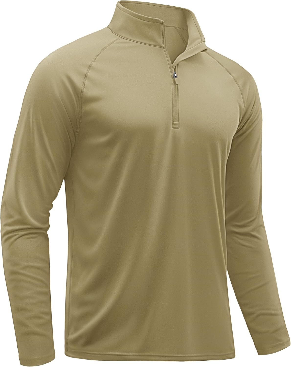 TACVASEN Men's Athletic Long Sleeve Shirts - UPF 50+ Sun Protection | 1/4 Zip Pullover for Outdoor Running