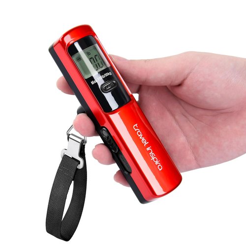 Battery-Free Luggage Scale - Portable Handheld Suitcase Weight Scale, 110 lbs/50 kg Capacity