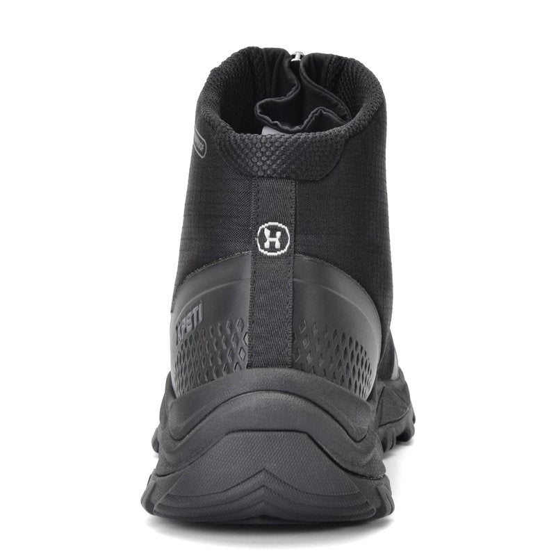 XPETI Mens Hiking Boots Waterproof Slip on Hikers for Men Outdoor Winter Camping Shoes Zipper Black Size 11