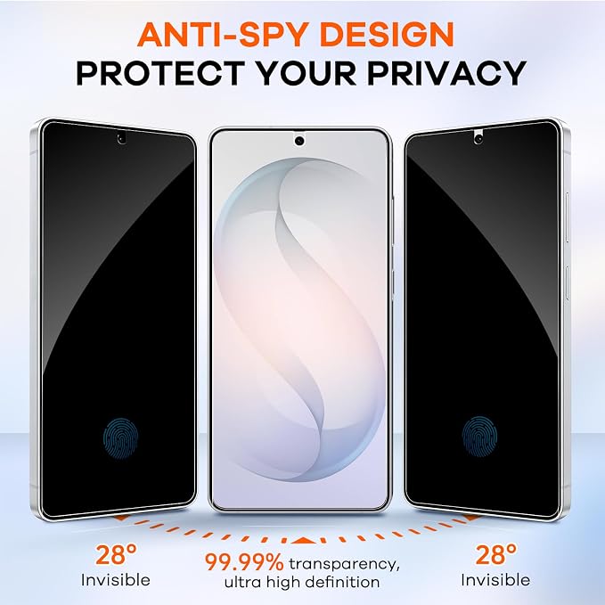 3+3 Pack for Samsung Galaxy Galaxy S26 Ultra Privacy Screen Protector & Phone