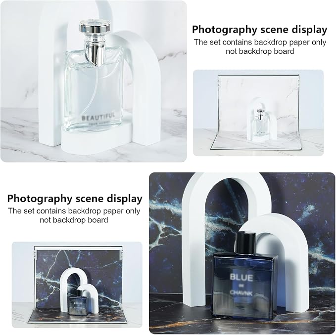 12PCS 12Patterns Product Photography Backdrops, Photo Backdrop Double Sided