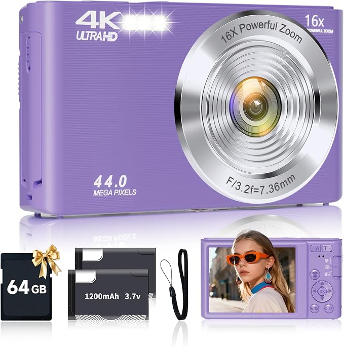 Digital Camera, FHD 4K Digital Camera