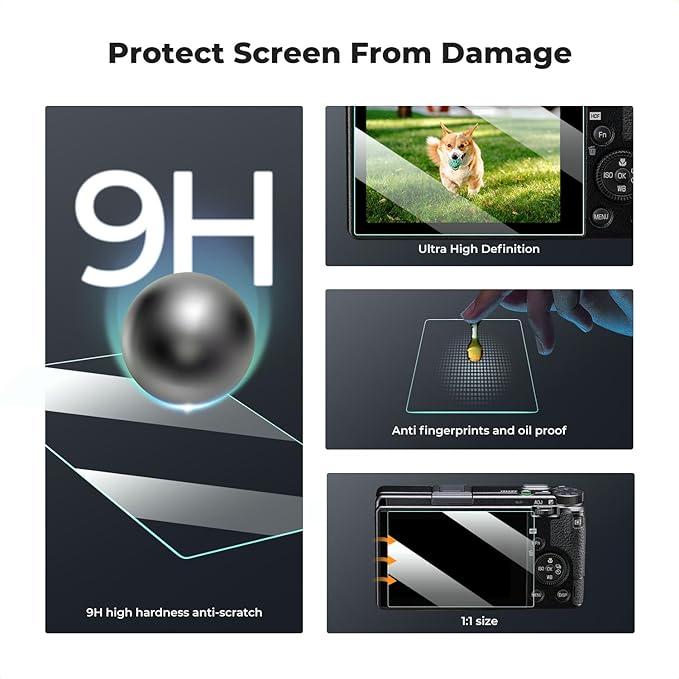 K&F CONCEPT 3pcs Screen Protector Compatible