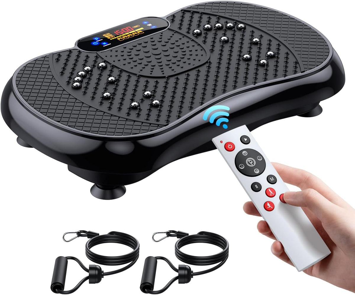 PBYRD Vibration Plate Exercise Machine - Full Body Workout & Lymphatic Drainage | 330lbs Capacity