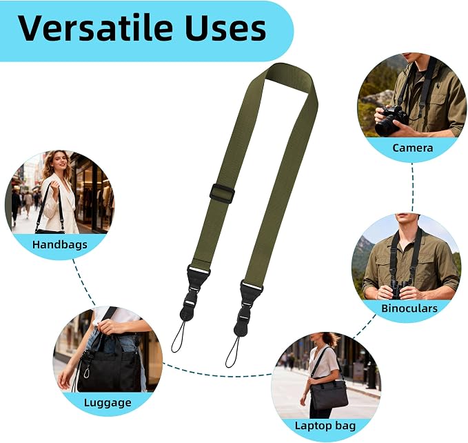 Adjustable Shoulder Strap:Comfortable iPad Strap Nylon Neck Lanyard