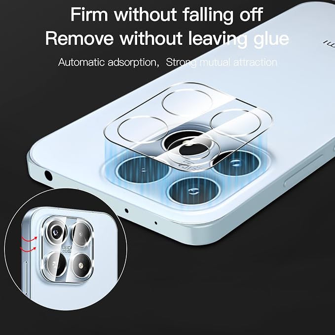 Anoowkoa 3 Pack for Xiaomi 17 Screen Protector + Xiaomi 17 Camera Lens Tempered