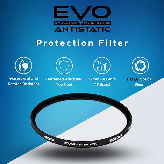 Hoya EVO Antistatic 77mm Filter — Premium Optical Glass w/ 16-Layer SMC Lens