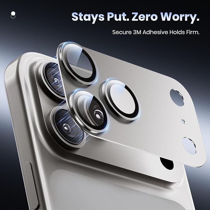 Hoerrye for iPhone 17 Pro Camera Lens Protector