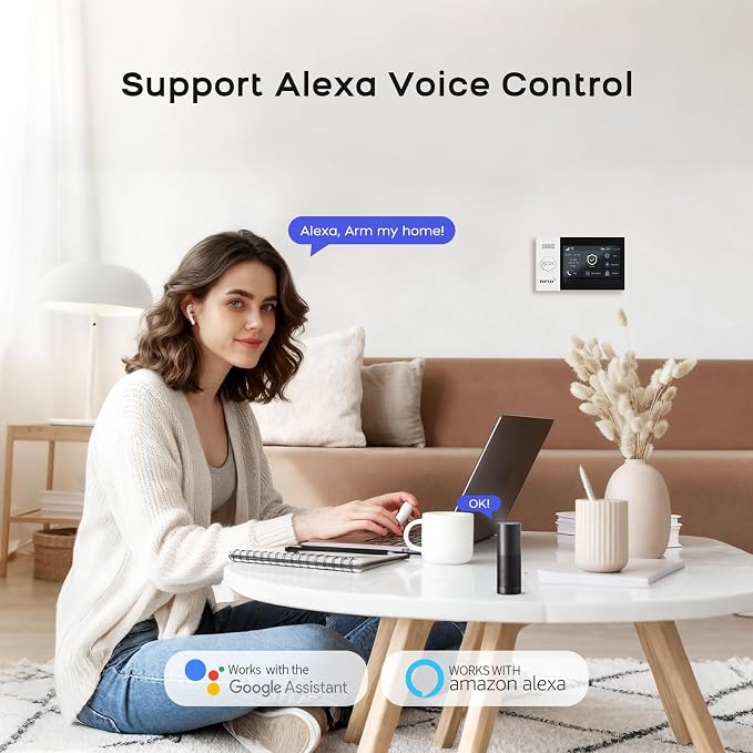 Alarm System for Home Security, SOS Button, Window Alarms, Door/Motion Sensors