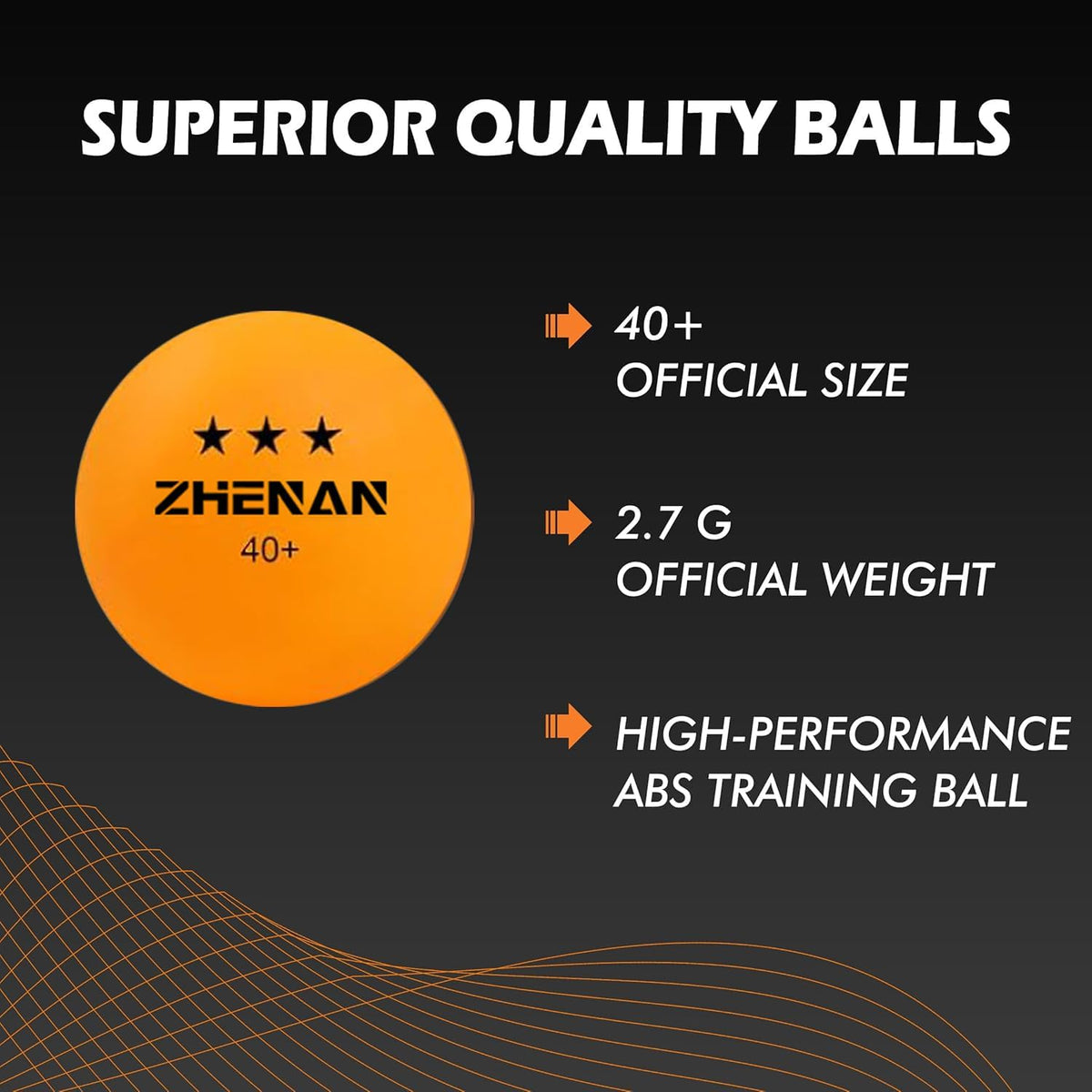 Skiennix 3-Star Ping Pong Balls - 20 Pack Multicolor & White - Advanced Training & Competition Use