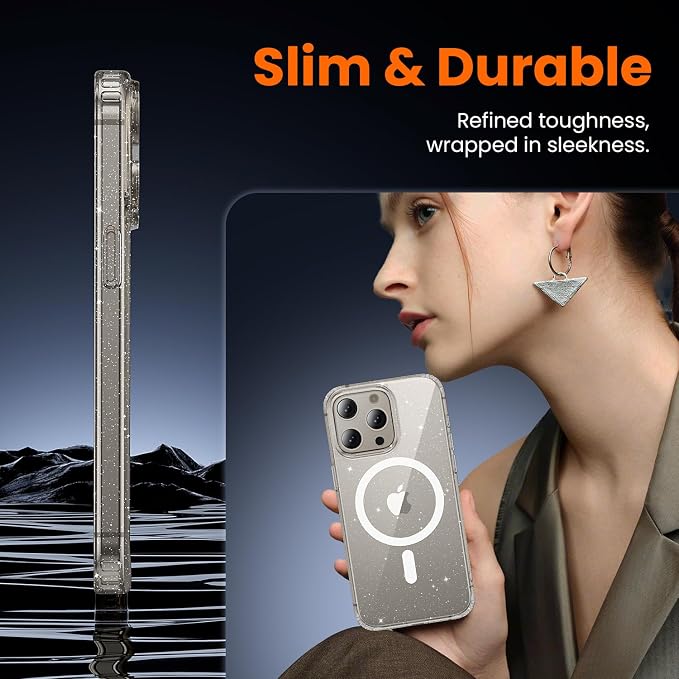 toushion 3 in 1 for iPhone 15 Pro Max Case Clear