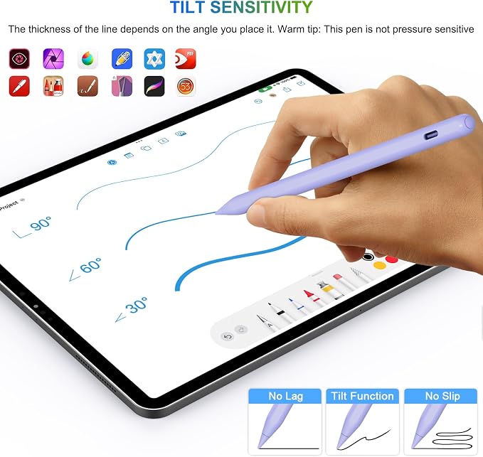 HATOKU Pencil 2nd Generation Wireless Charging, Pencil