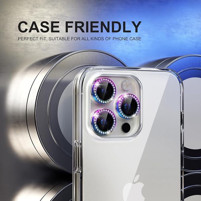 Choiche Compatible for iPhone 15 Pro/iPhone 15 Pro Max Camera Lens Protector