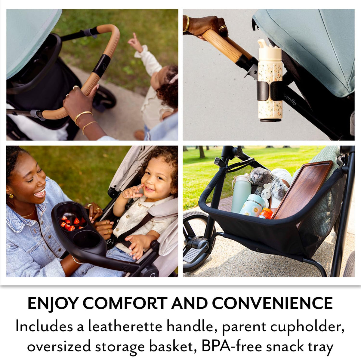 Pivot NXT Travel System with Litemax NXT Infant Car Seat Driftwood Brown