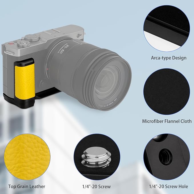 Haoge HG-S9-Y Handle HandGrip for Panasonic LUMIX S9 Camera Body S9K L-Shape