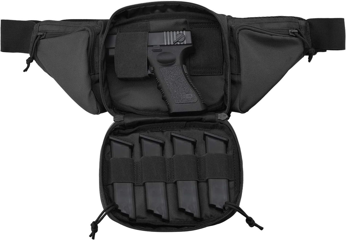 Tactical Pistol Pouch - Ultimate Fanny Pack Holster for 1911, Glock, H&K & More | Versatile Carry Solution