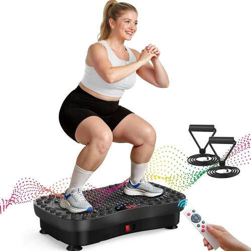 AXV Vibration Plate - Full Body Fitness Machine for Lymphatic Drainage & Weight Loss | Gym Shaker Pad