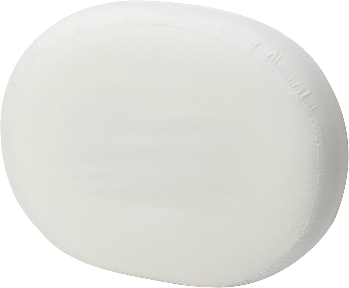 DMI Seat Cushion Donut Pillow and Chair Pillow for Tailbone Pain Relief, Hemorrhoids, Prostate, Pregnancy, Post Natal, Pressure Relief and Surgery, 16 x 13 x 3, White